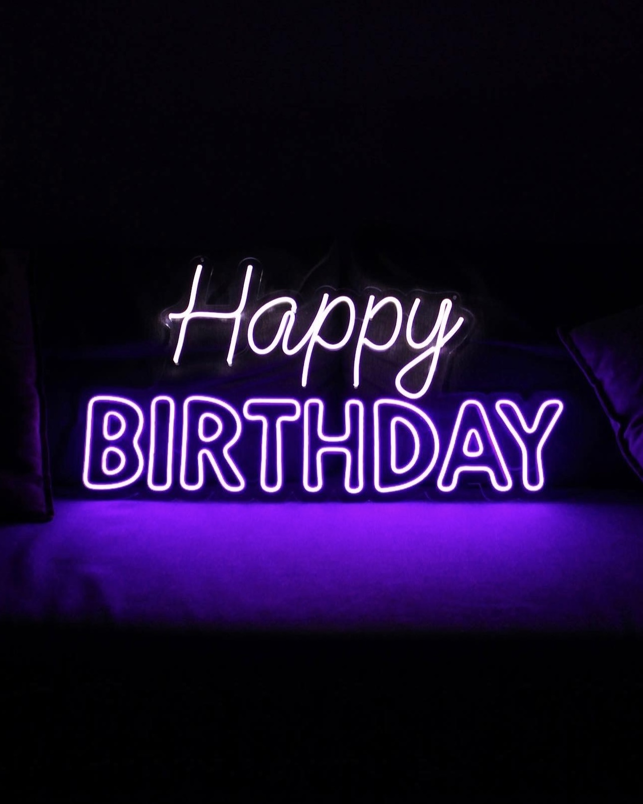 LED NEON do wypożyczenia na imprezę urodzinową "Happy Birthday"